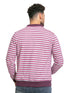 Striped Bergandy Sweater - Khotwh